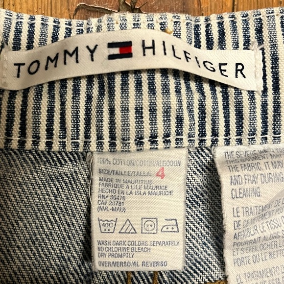 Tommy Hilfiger Blue and White Striped Garment - Picture 2 of 4